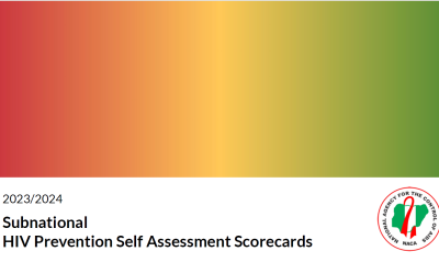 SUBNATIONAL HIV PREVENTION SELF ASSESSMENT SCORECARDS